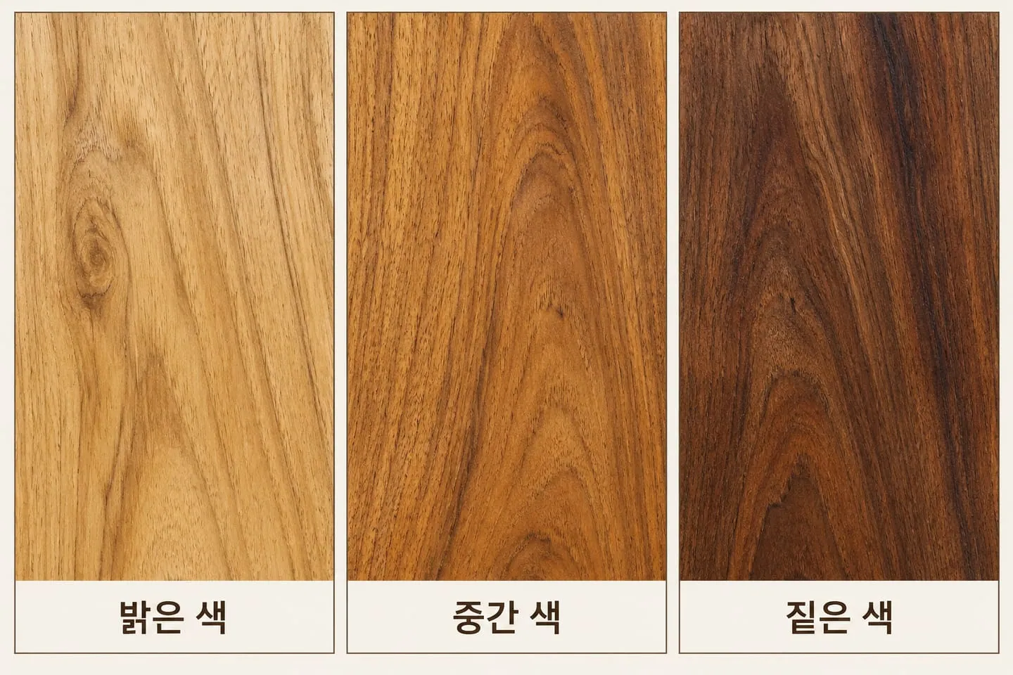 조명의 차이
